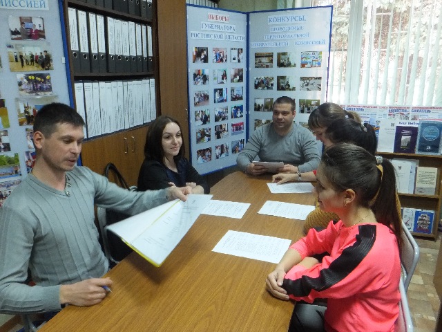 31 марта 2016 года состоялось очередное заседание Молодежной избирательной комиссии Тацинского района